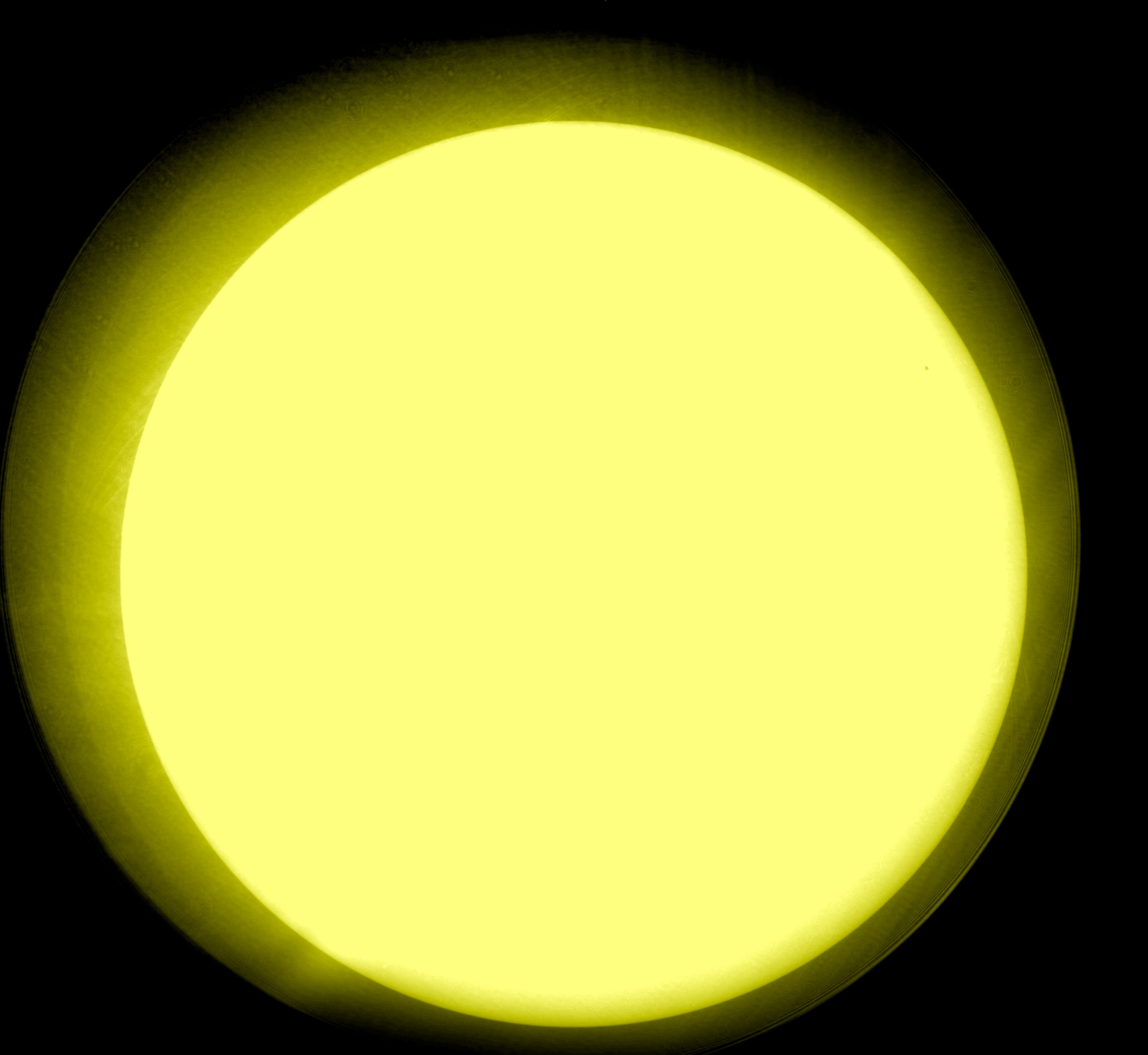The visible disc of the Sun photographed in white light by NASA's Solar Dynamics Observatory